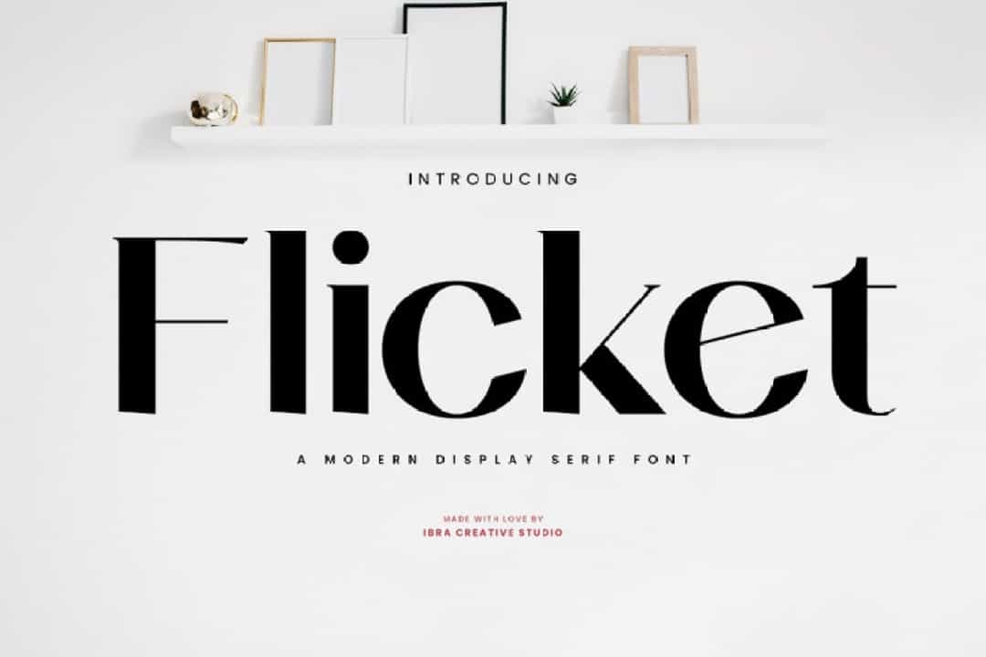 Flicket Font Image 1
