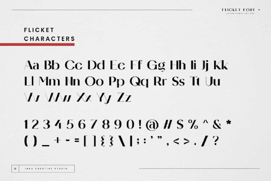 Flicket Font Image 3