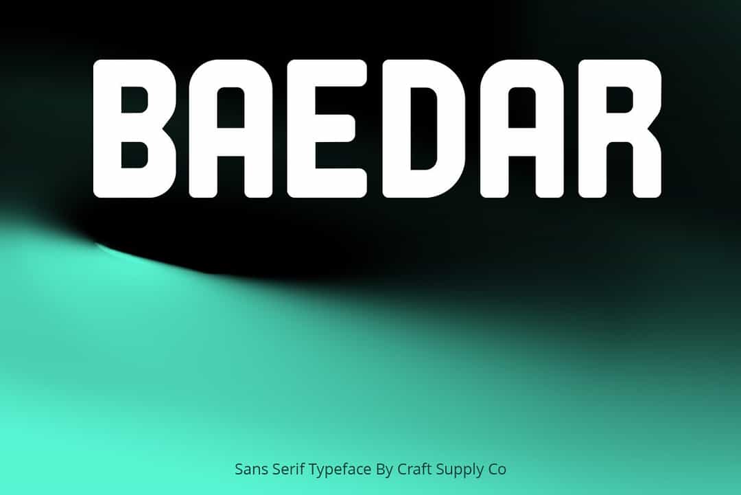 Baedar Font Image 1