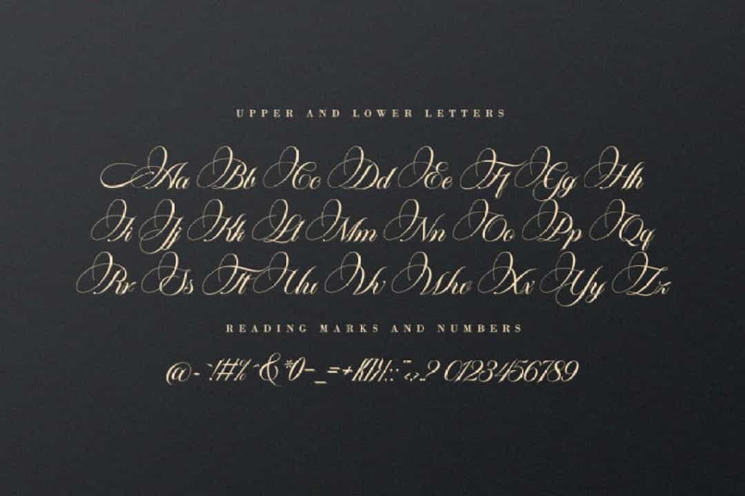 Platinum Font Image 3