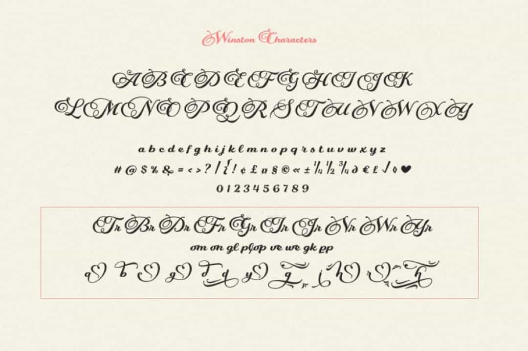 Winston Font Image 3