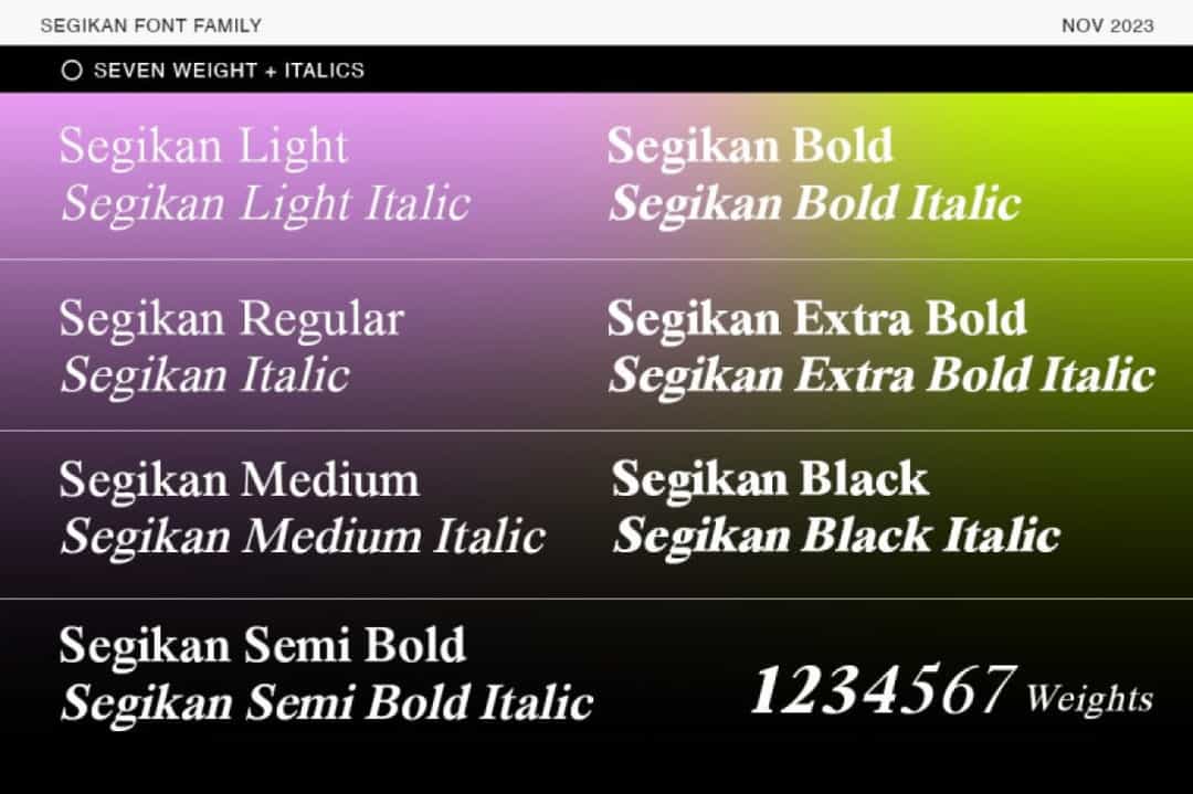 Segikan Font Image 2