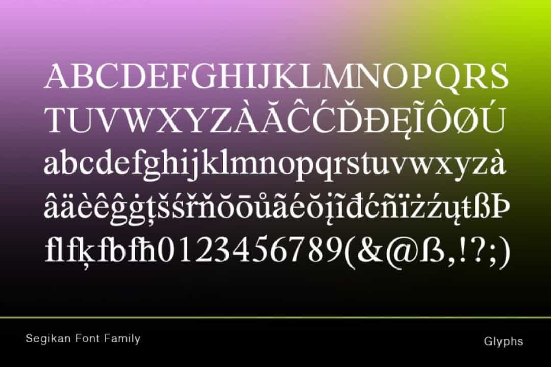 Segikan Font Image 3