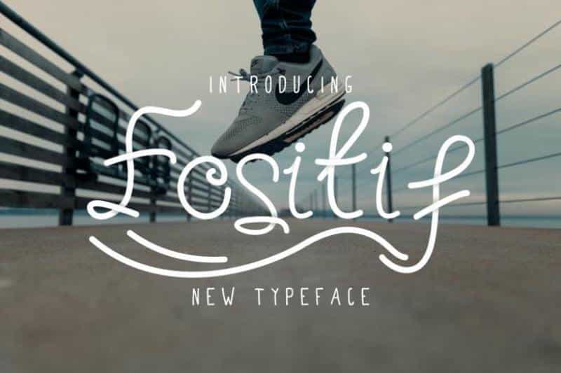 Fositif Fancy Happy Font Image 1