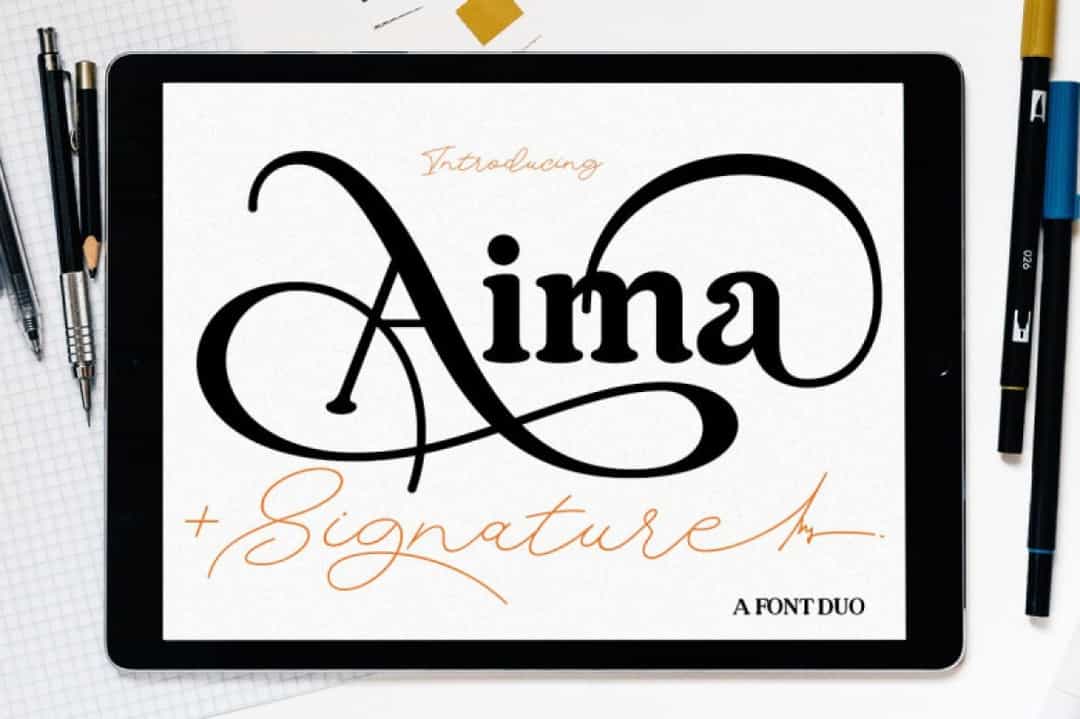 Aima Font Duo Image 1