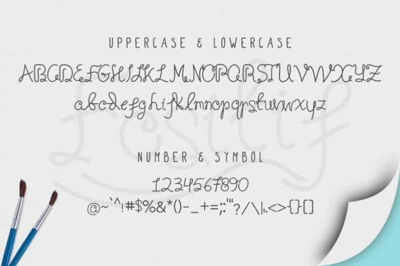Fositif Fancy Happy Font Image 2