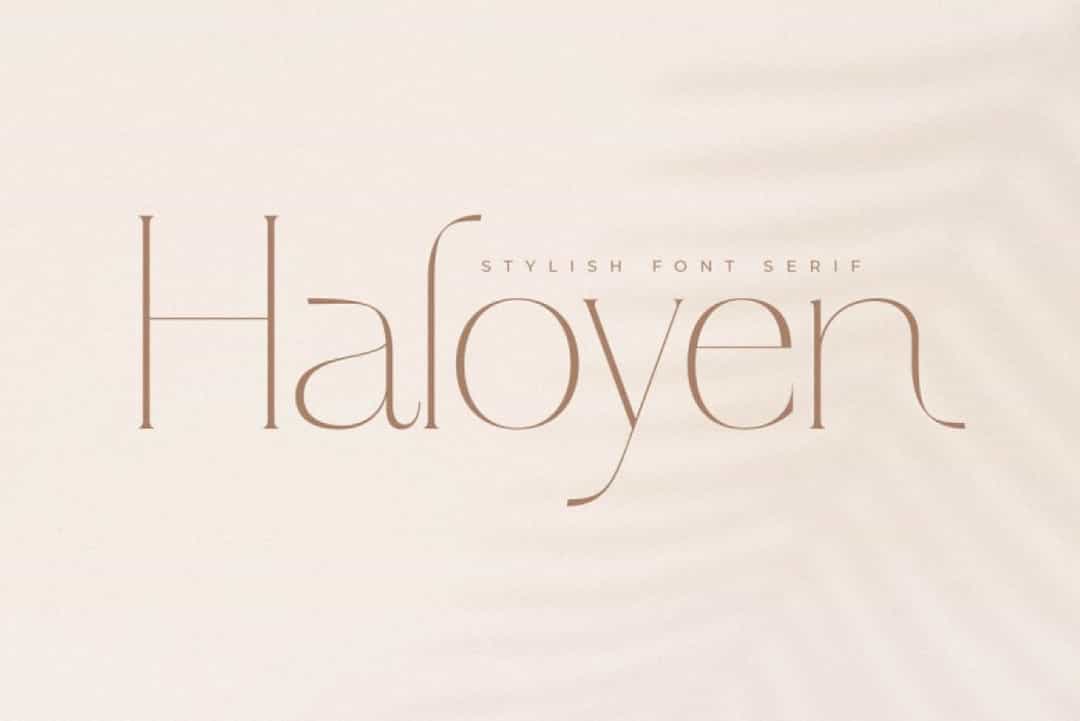 Haloyen Font Image 1