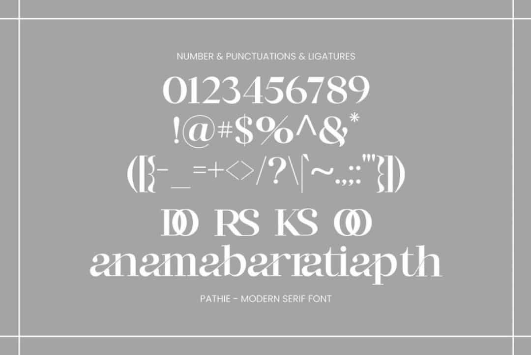 Pathie Font Image 3