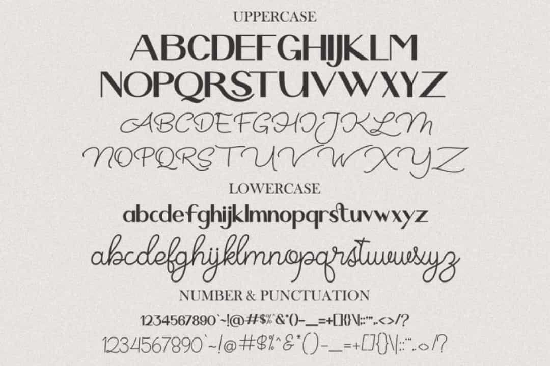 Justin Brown Font Image 3