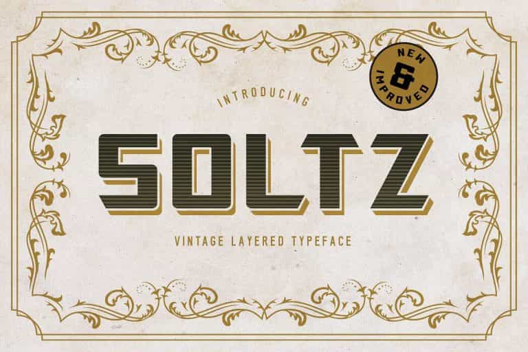 Soltz Typeface Image 1