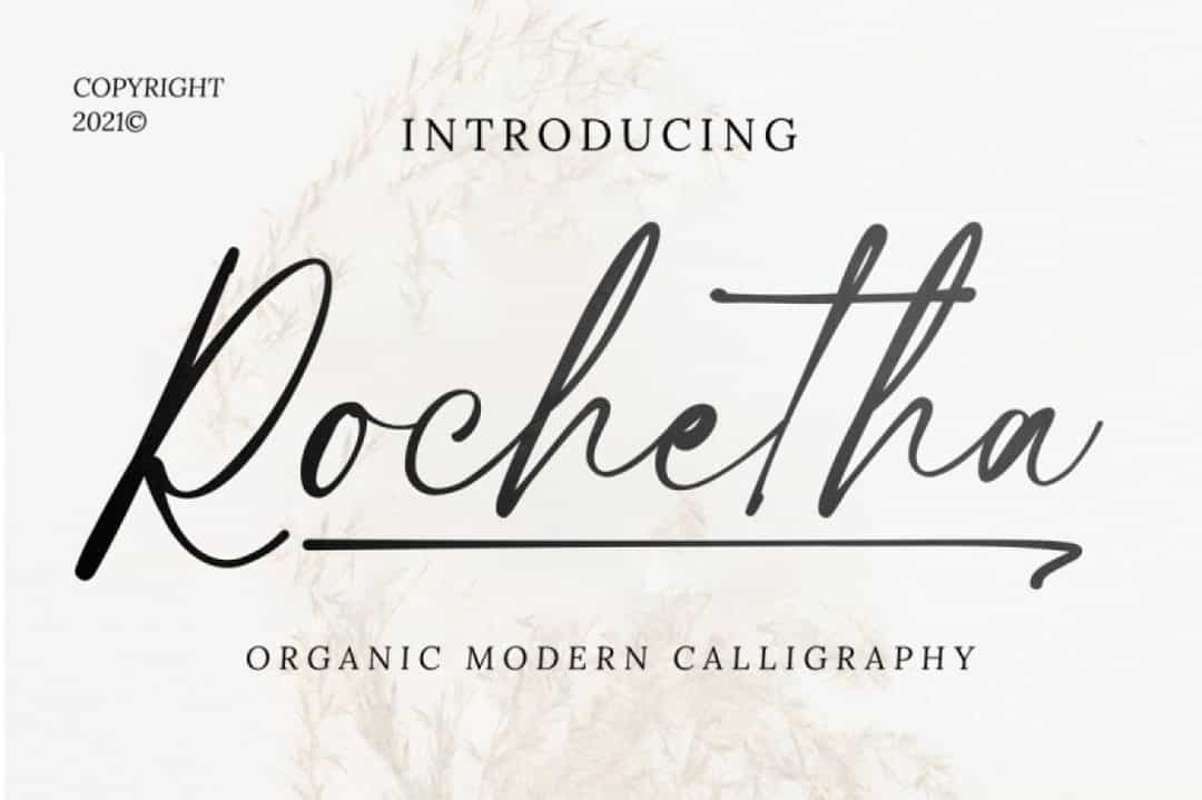 Rochetha Font Image 1