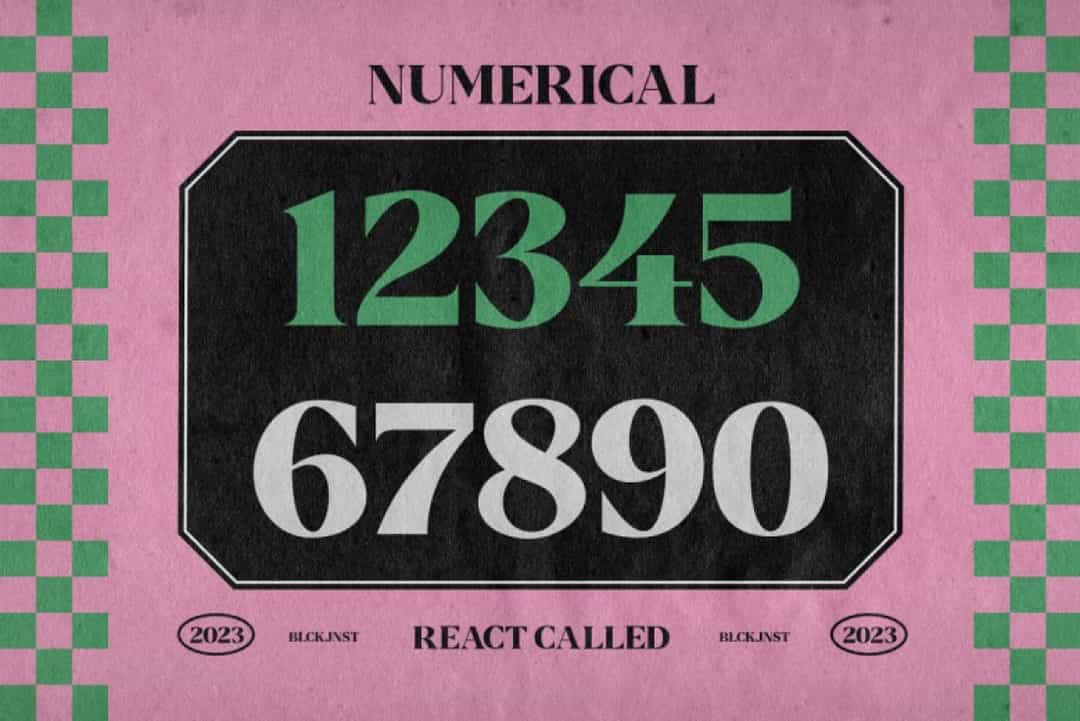 React Called Font Image 3
