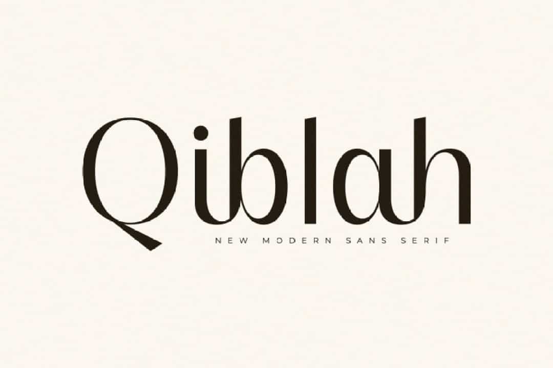 Qiblah Font Image 1