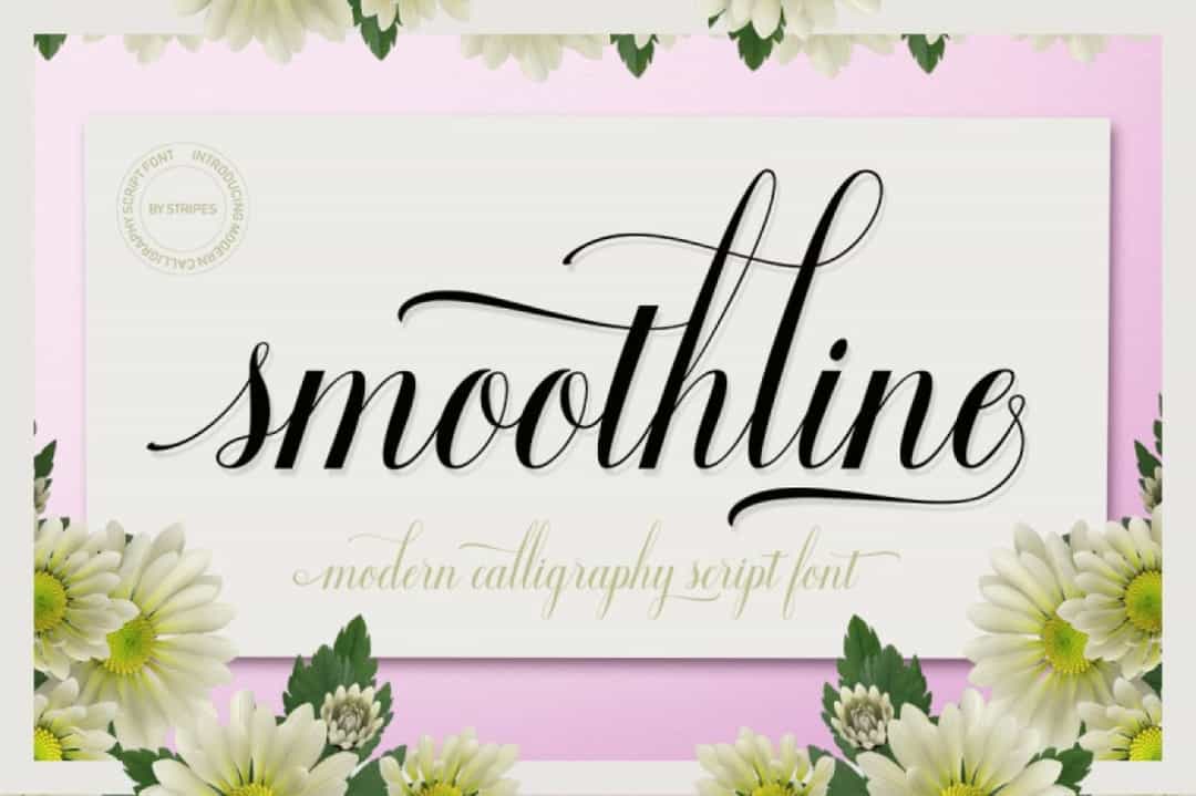 Smoothline Font Image 1