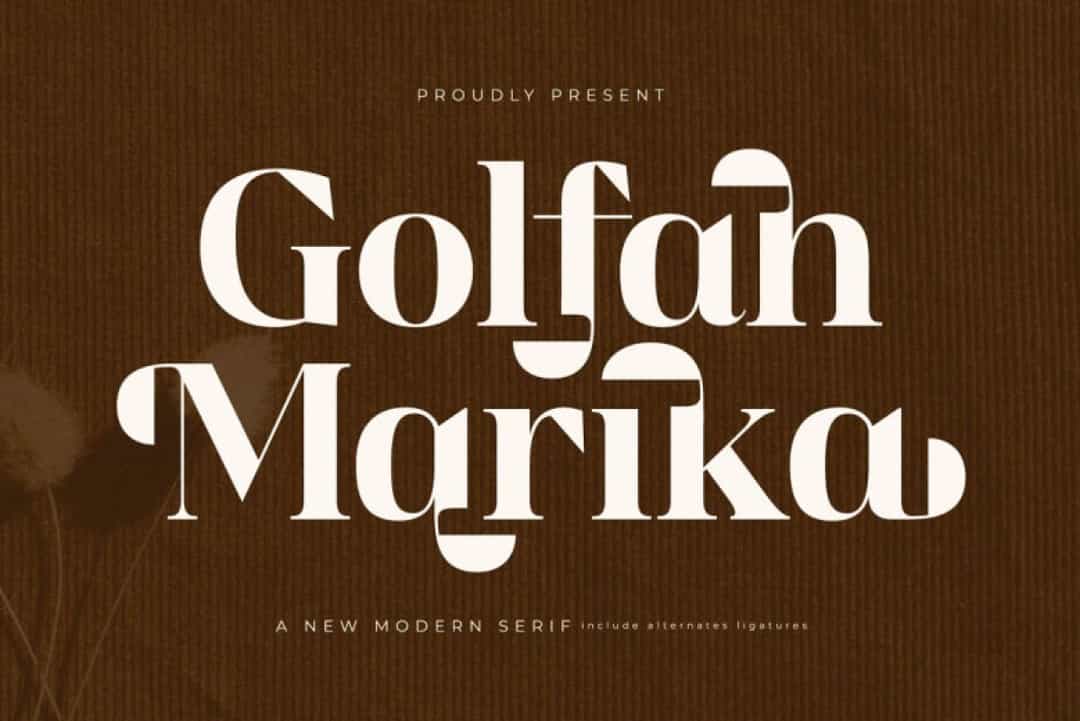 Golfah Marika Font Image 1