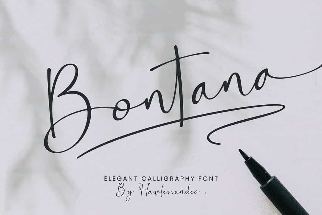 Bontana Font Image 1