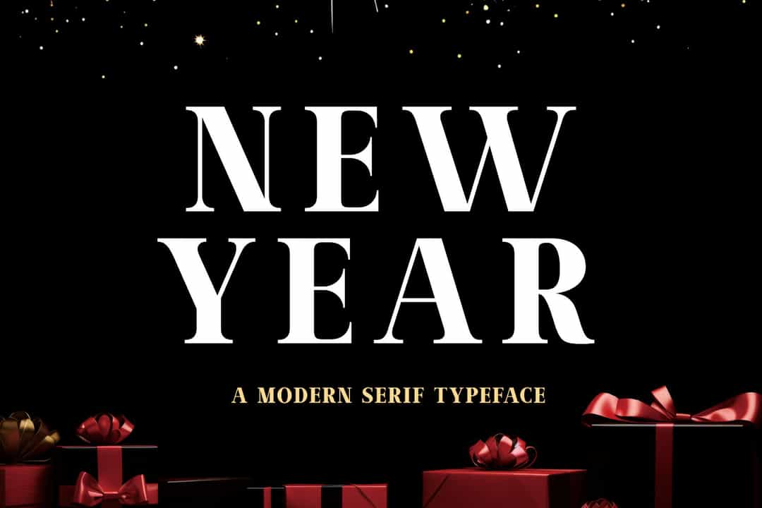 New Year Font Image 1