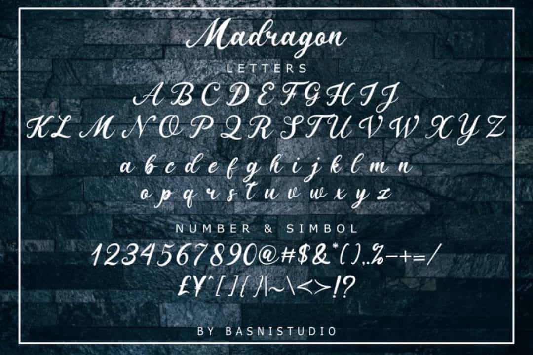 Madragon Font Image 3