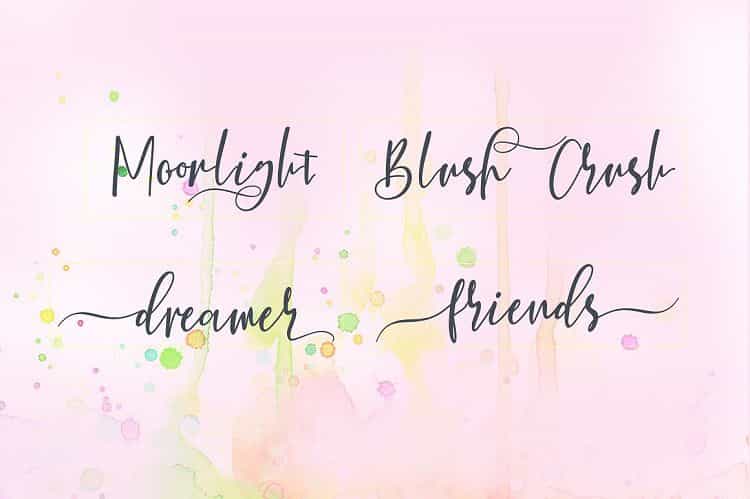 Berhilda Script Font Image 2