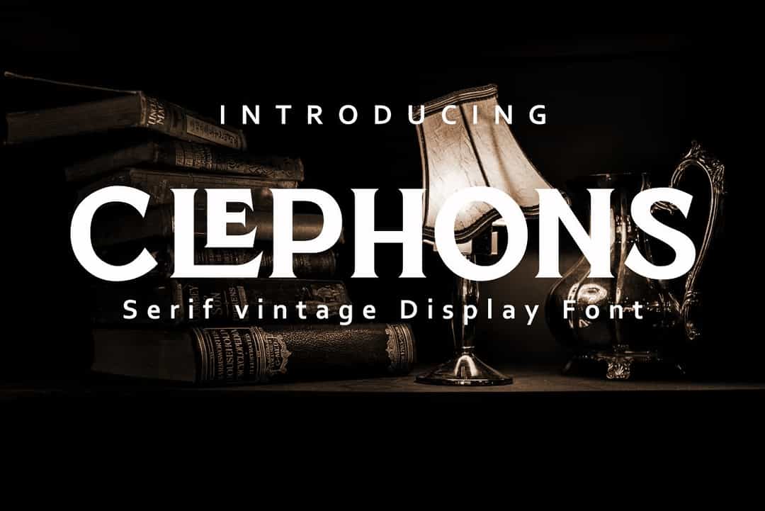Clephons Font Image 1