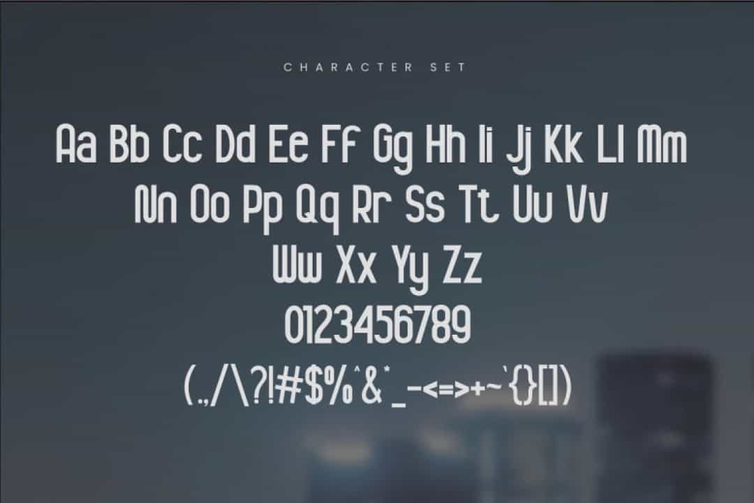 Gussion Font Image 2