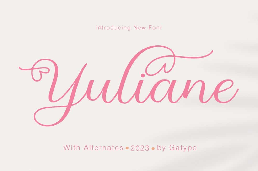 Yuliane Font Image 1