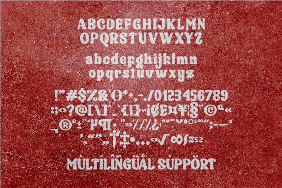 Sauce Tomato Font Image 3