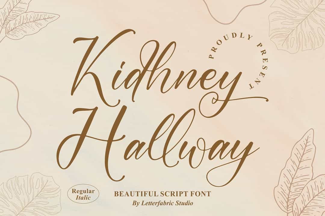 Kidhney Hallway Font Image 1