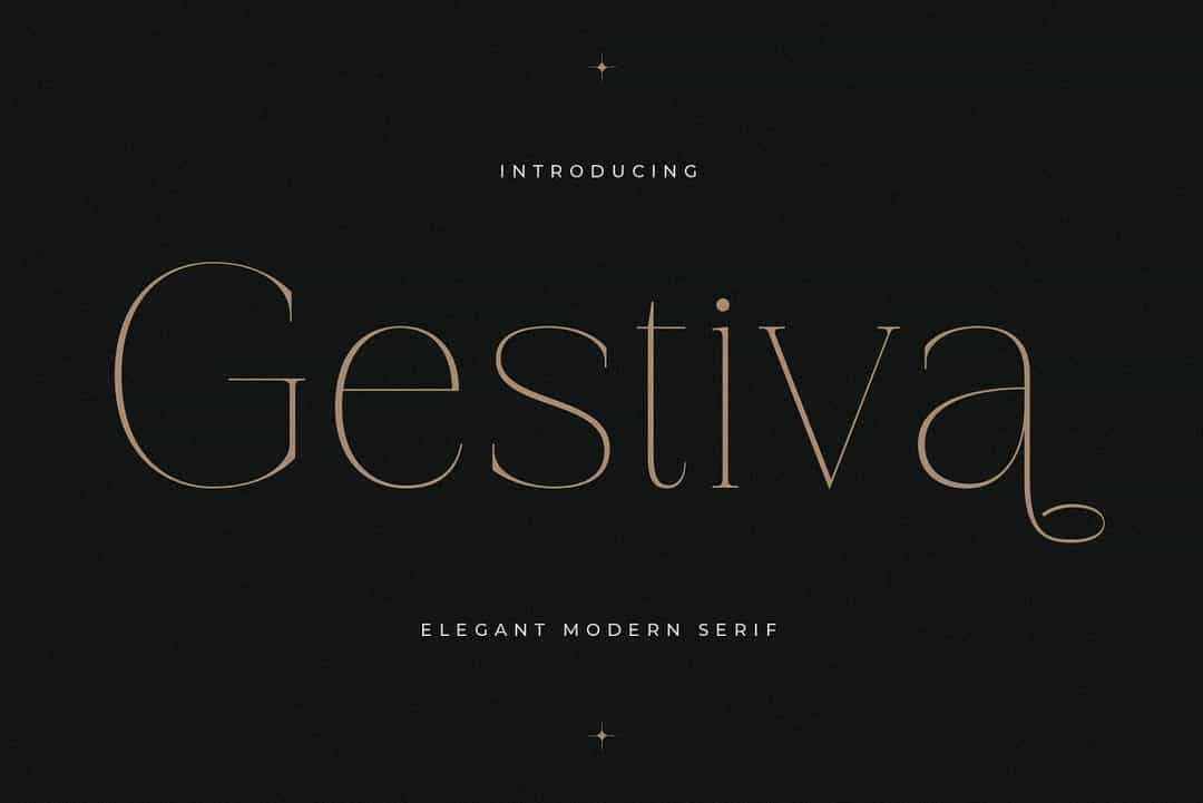Gestiva Font Image 1