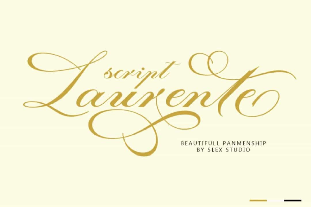 Laurente Script Font Image 1
