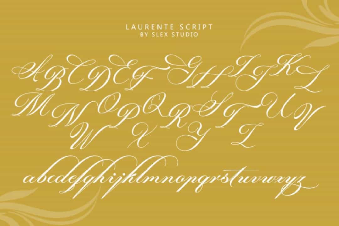 Laurente Script Font Image 3