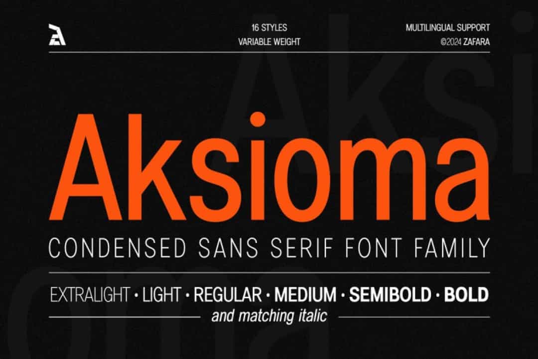 Aksioma Font Image 1