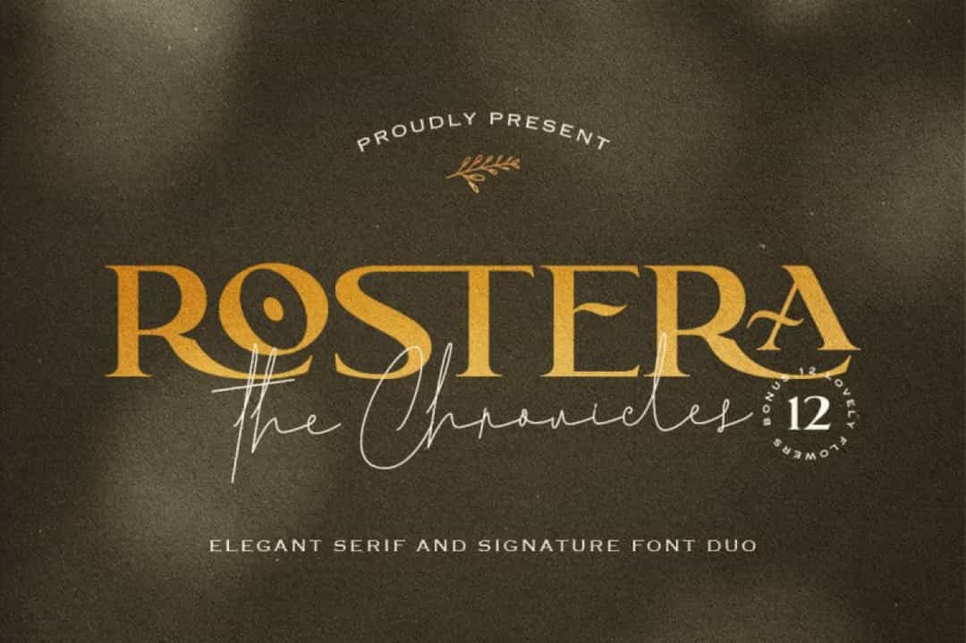 Rostera Font Image 1