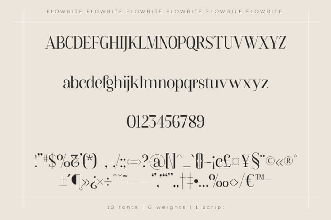 Flowrite Font Image 3