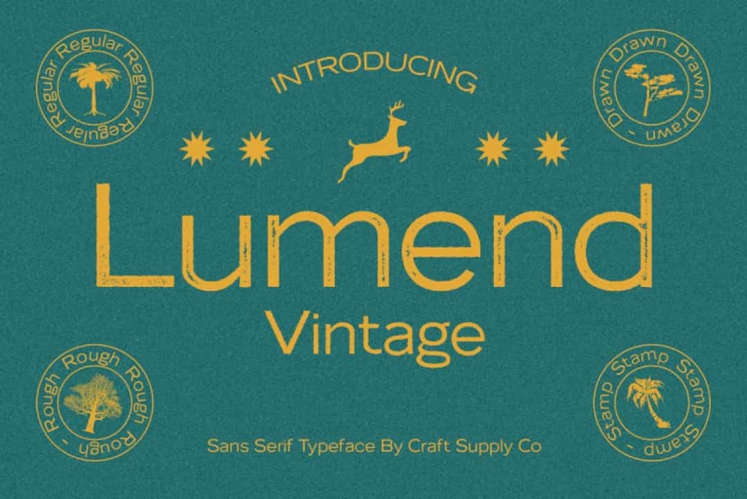 Lumend Vintage Font Image 1