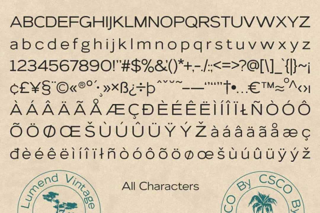 Lumend Vintage Font Image 3