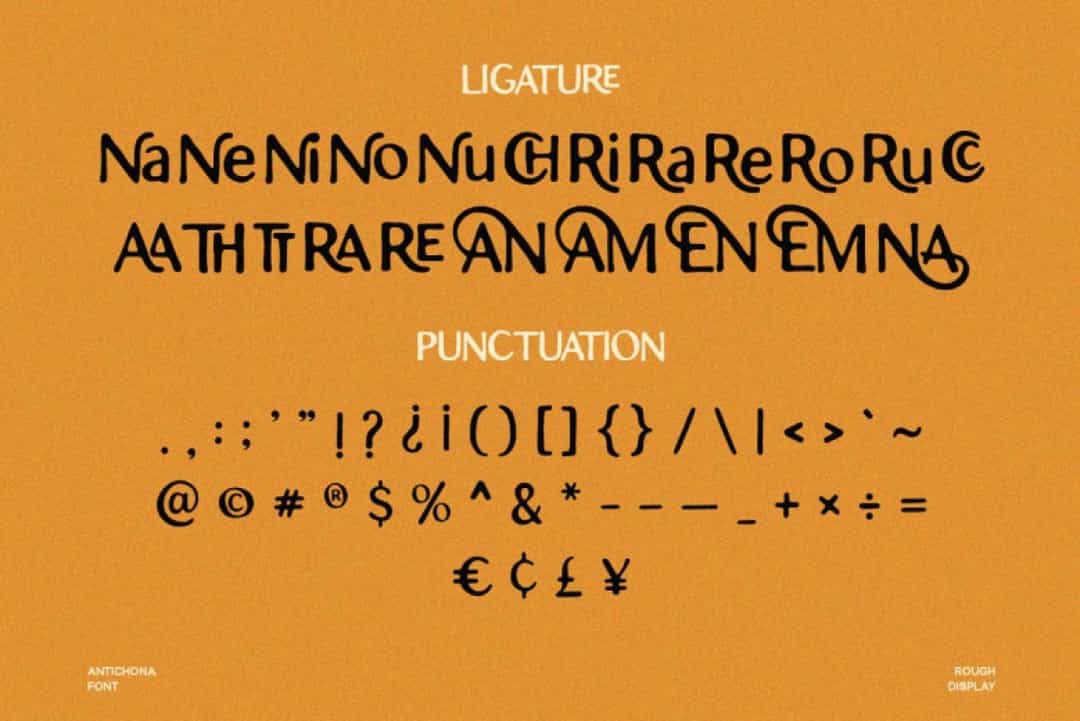 Antichona Font Image 3