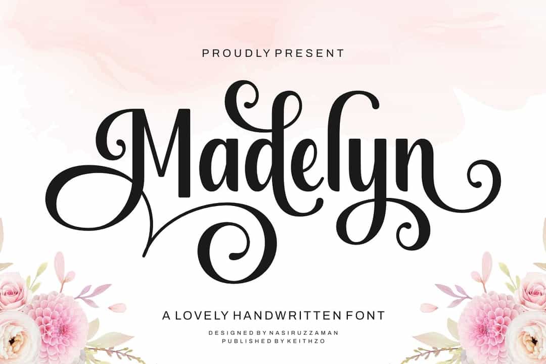 Madelyn Script Font Image 1