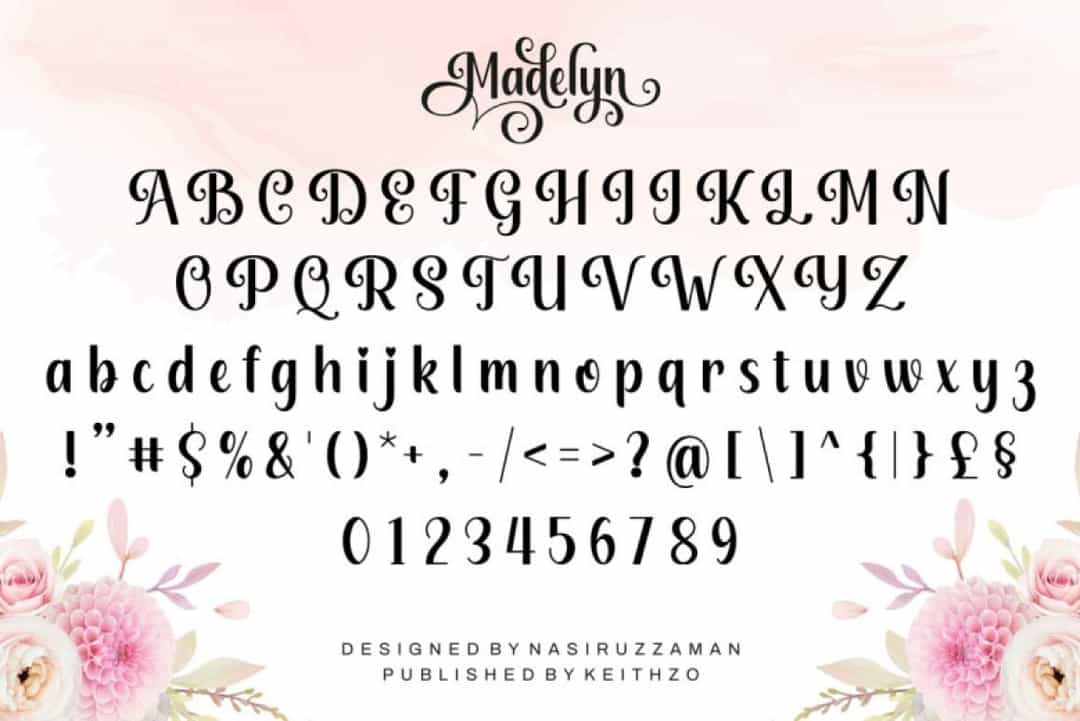 Madelyn Script Font Image 3