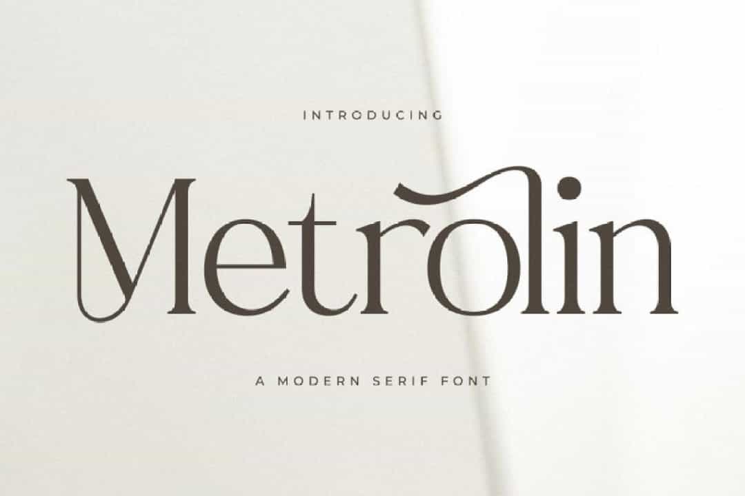 Metrolin Font Image 1