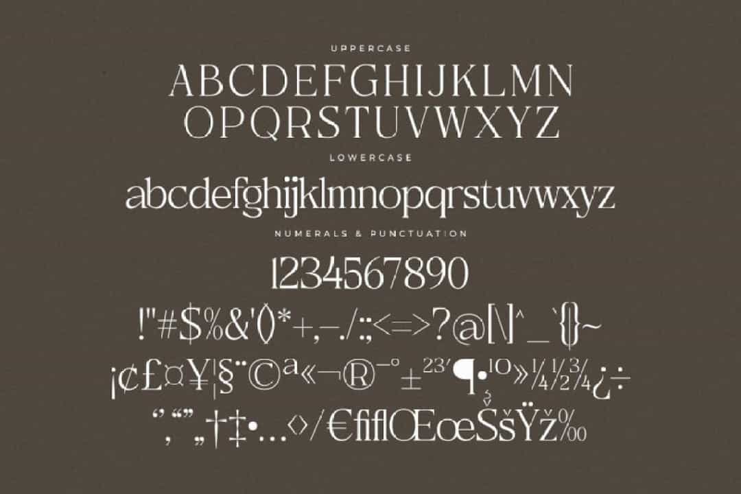 Metrolin Font Image 3