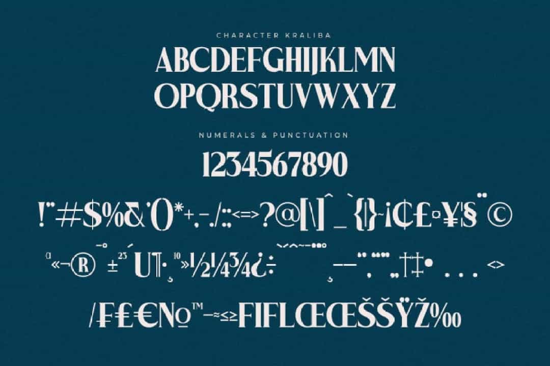Kraliba Font Image 3