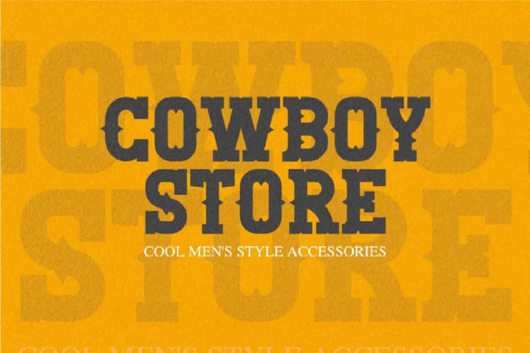 Cowboy College Font Image 2