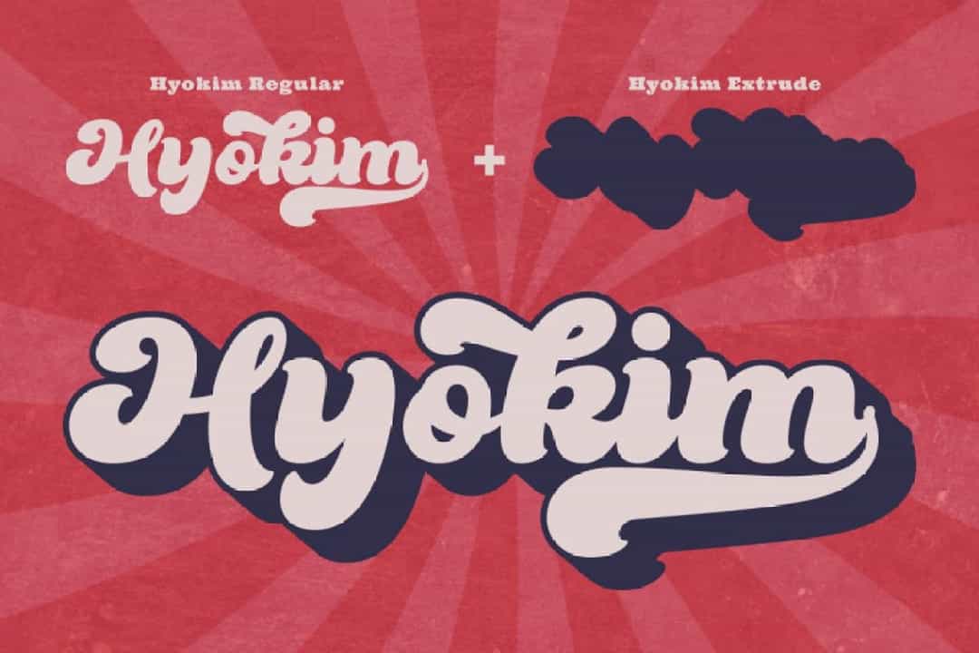Hyokim Font Image 2