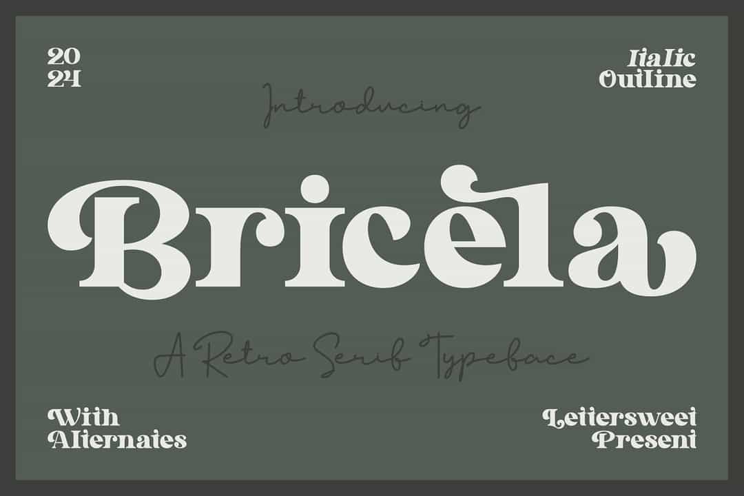 Bricela Font Image 1