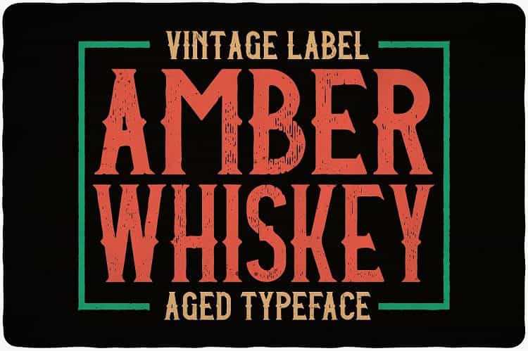 Amber Whiskey Typeface Image 1