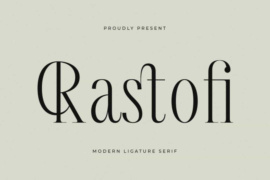 Rastofi Font Image 1