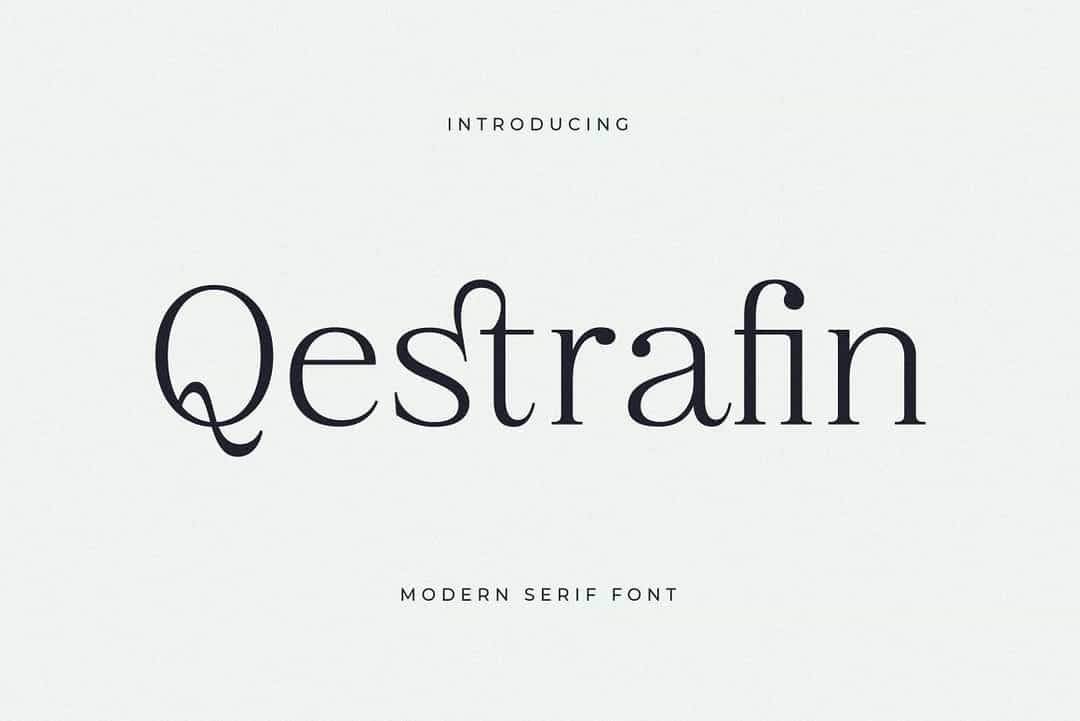 Qestrafin Font Image 1