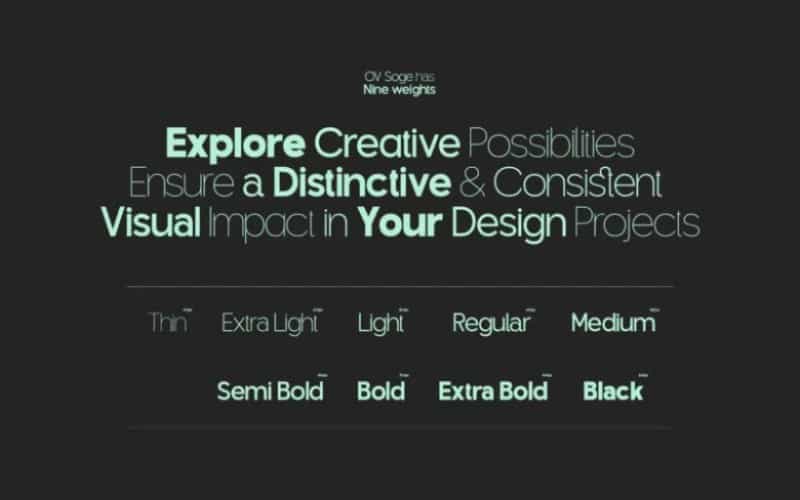 OV Soge Font Family Image 2