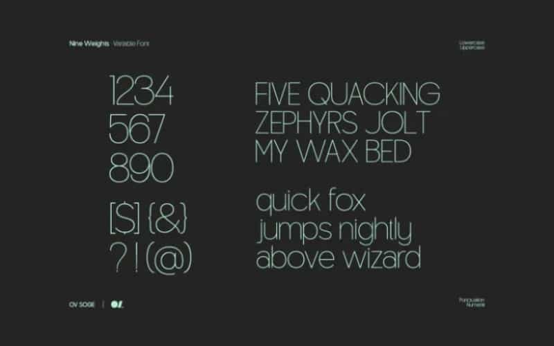 OV Soge Font Family Image 3
